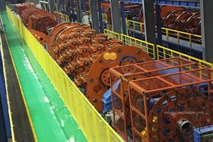 steel wire armouring machine for submarine power cable