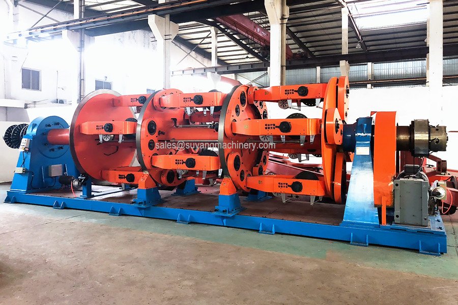 submarine optical cable steel wire armoring machine suyang machinery